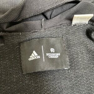 Adidas x Reigning Champ Gridded Jacquard  Primeknit Full Zip Hoodie Men M Black